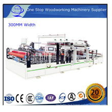 Aluminium PVC Profile Cold Glue Woodworking Wrapping Machine/ Cold Glue Wooden Panel Edge Frame Veneer Wrapping Machine/ PVC Film Rolling Coating Wrapping